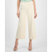 Petite Cropped Wide-Leg Pull-On Pants