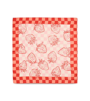 Steve Madden, 2-Pc. Fruity Fun Satin Square Scarf Set