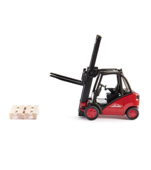 Siku, 1/50 Linde Forklift with 2 Pallets