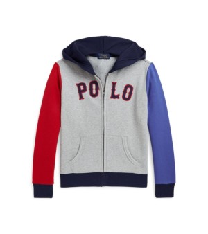 Polo Ralph Lauren, Big Boys Baseball-Logo Fleece Full-Zip Hoodie