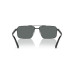 Iconic Plaque Rectangle Men's Sunglasses, PR A57S