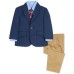 Baby Boys 4-Pc. Jacket, Shirt, Pants & Necktie Set