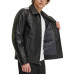 Men's Classic Faux-Leather Jacket