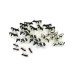 1/64th 25 Pack of Holstein Cattle