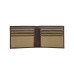 Men's Canvas with Leather Trim Bifold Wallet