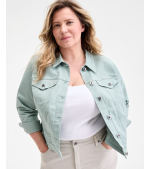 Style & Co, Plus Size Denim Jacket