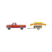 1/64 1978 Ford F-150 Ranger Explorer Kayak Canoe Trailer Rack Hitch Tow