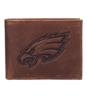 Evergreen Enterprises, Men's Brown Philadelphia Eagles Bifold Leather Wallet