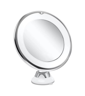 Cowin, 10x Magnifying Lighted Makeup Mirror 360° Rotation with Suction Cup