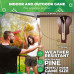 - Hook and Ring Game - Guitar Game Room Wall Decor - Stylish Folding Design - Weather Resistant - Easy Adjust String