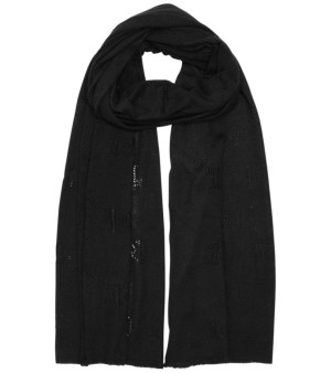 Women's Pointelle Logo Wrap