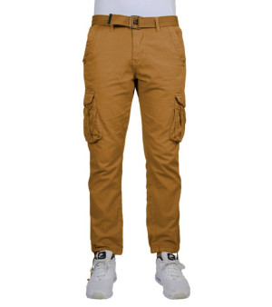 Blu Rock, Men's Cotton Cargo Belted Utility Pants Set