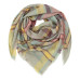 Spring Woven Plaid Square Scarf