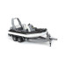 1/16 Police Boat with Trailer