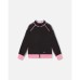 Girl Printed Reversible Full Zip Athletic Cardigan Pink, Blue And Butterflies - Toddler|Child