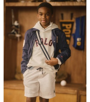Polo Ralph Lauren, Big Boys Baseball Logo Fleece Hoodie