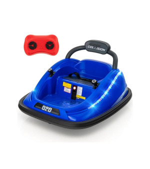Mecale, 12V Kids Bumper Car Ride on Toy with Remote Control and 360 Degree Spin Rotation