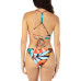 Juniors' Jungle Beach Bikini Top & Reversible Bottoms
