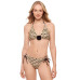 Juniors' Rosette Convertible Bikini Top & Side-Tied Bottoms