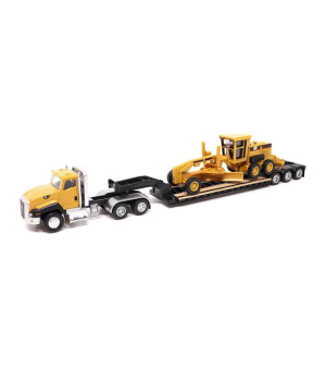 Diecast Masters, 1/87 Caterpillar CT660 Day Cab with Lowboy Trailer & Motor Grader