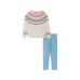Little Girls Toddler/Child Holiday Cream Sweater Set