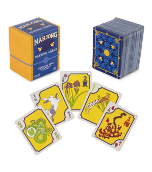 Slickblue, 12-Pack Mahjong Playing Cards - Standard Size with Jumbo Index for Easy Gameplay