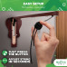 - Hook and Ring Game - Guitar Game Room Wall Decor - Stylish Folding Design - Weather Resistant - Easy Adjust String