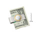 Men's Finland Swan One Euro Coin Money Clip