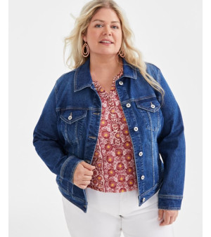 Style & Co, Plus Size Classic Denim Jacket