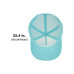 Chill Beach Vibes White & Aqua Foam Trucker Hat