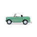 1/64 1965 Harvester Scout Half Cab Pickup, Aspen Green, Blue Collar