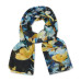 Abstract Floral Chiffon Scarf