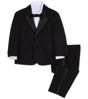 Nautica, Baby Boys Tuxedo Suit, Shirt and Bowtie, 4 Piece Set