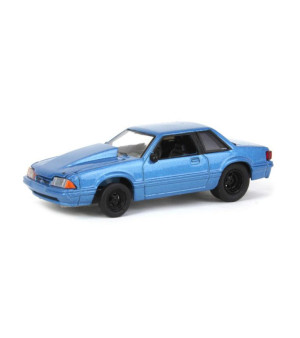 Greenlight, 1/64 Ford Mustang Blue Drag Car, LP Diecast Exclusive