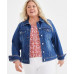 Plus Size Classic Denim Jacket