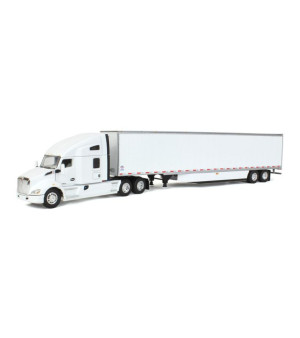 First Gear Inc, 1/64 Kenworth High-Roof Sleeper with Utility Trailer DCP Model