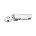 1/64 Kenworth High-Roof Sleeper with Utility Trailer DCP Model
