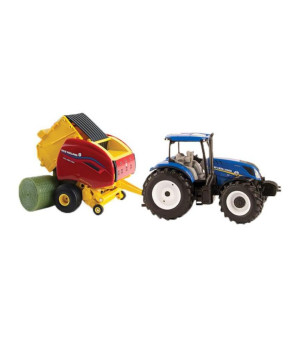 ERTL, 1/32 New Holland with Roll-Belt Round Baler