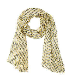 Olsen, 100% Silk Geo Print Scarf