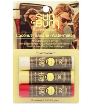Sun Bum, 3-Pc. Original SPF 30 Sunscreen Lip Balm Set
