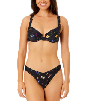 Salt + Cove, Juniors' Floral-Print Scoop-Neck Bralette Bikini Top & V-Front Hipster Bottoms