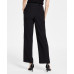 Petite Belted-Waist High-Rise Pull-On Pants