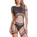 Women's Fishnet Top and Panty 2 Pc Lingerie Set