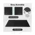 12-Piece Puzzle Interlocking Flooring Mat with Anti-Slip and Waterproof Surface