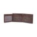 Men's Leather Wallet Derrick RFID-Blocking Bifold with Flip ID
