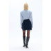 Women's High Waist Mini Knit Skirt