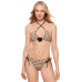Juniors' Rosette Convertible Bikini Top & Side-Tied Bottoms