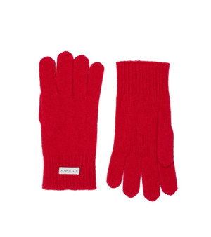 JENNIE LIU, 100% Cashmere Knitted Gloves(Black, One Size)