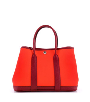 Pre-Owned HERMÉS, 30 Garden Party Tote Toile and Leather