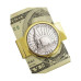 Men's 1986 Statue of Liberty Commemorative Half Dollar Coin In Coin Money Clip Coin Jewelry